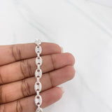 Diamond Cut Gc Bracelet 12.3g / 7 in / 6.2mm Silver 925