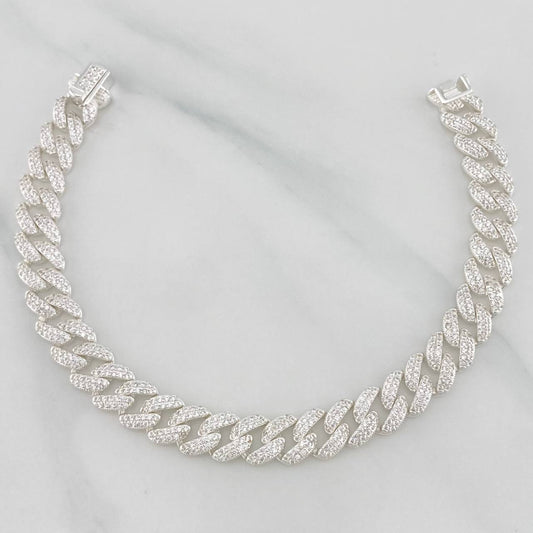 Pulso Cubana 16.75g / 7 in / 8.09mm Plata 925