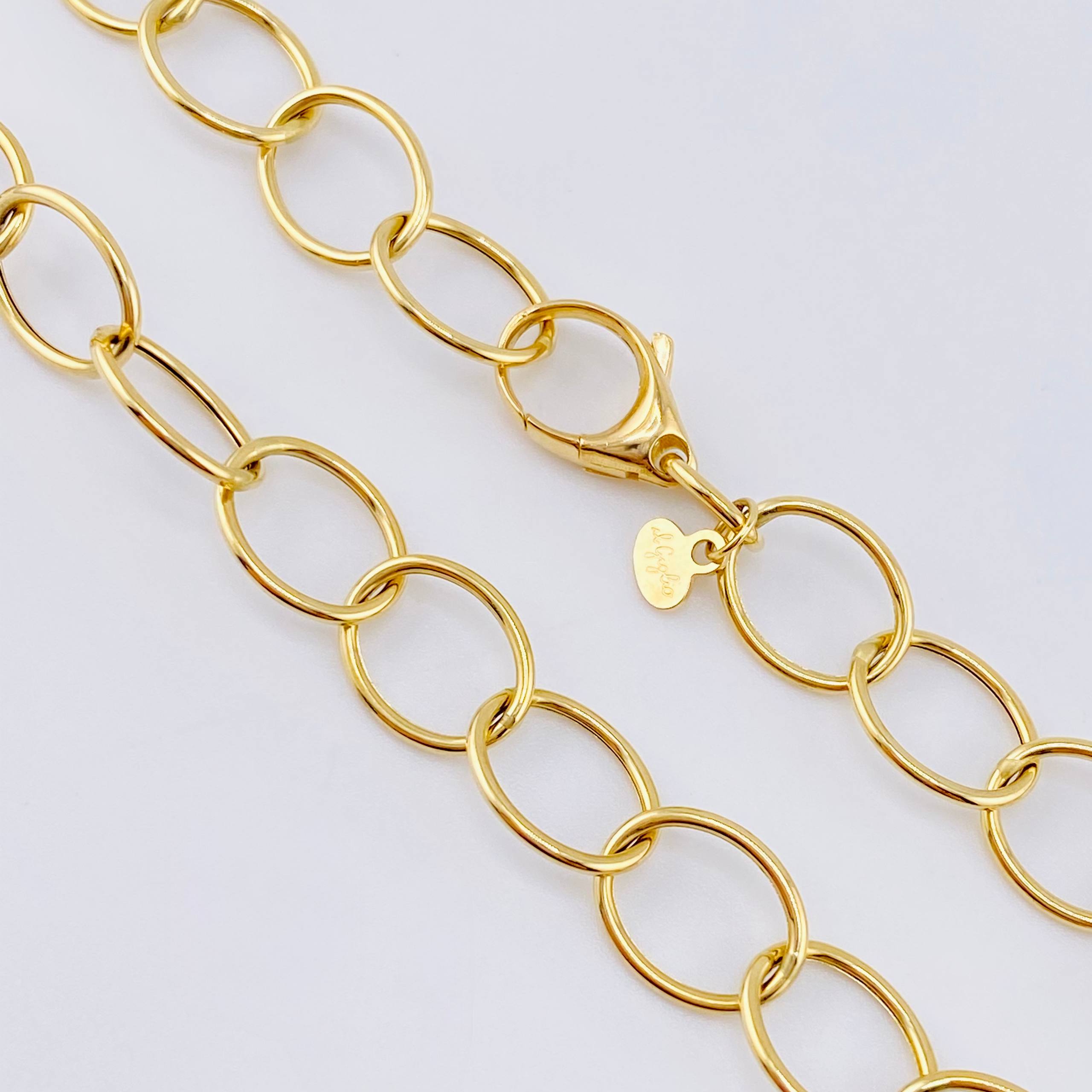 Cadena Aro Seguido Burbuja 7gr / 17 1/4 in / 8.7mm Oro Amarillo +3 18K ©
