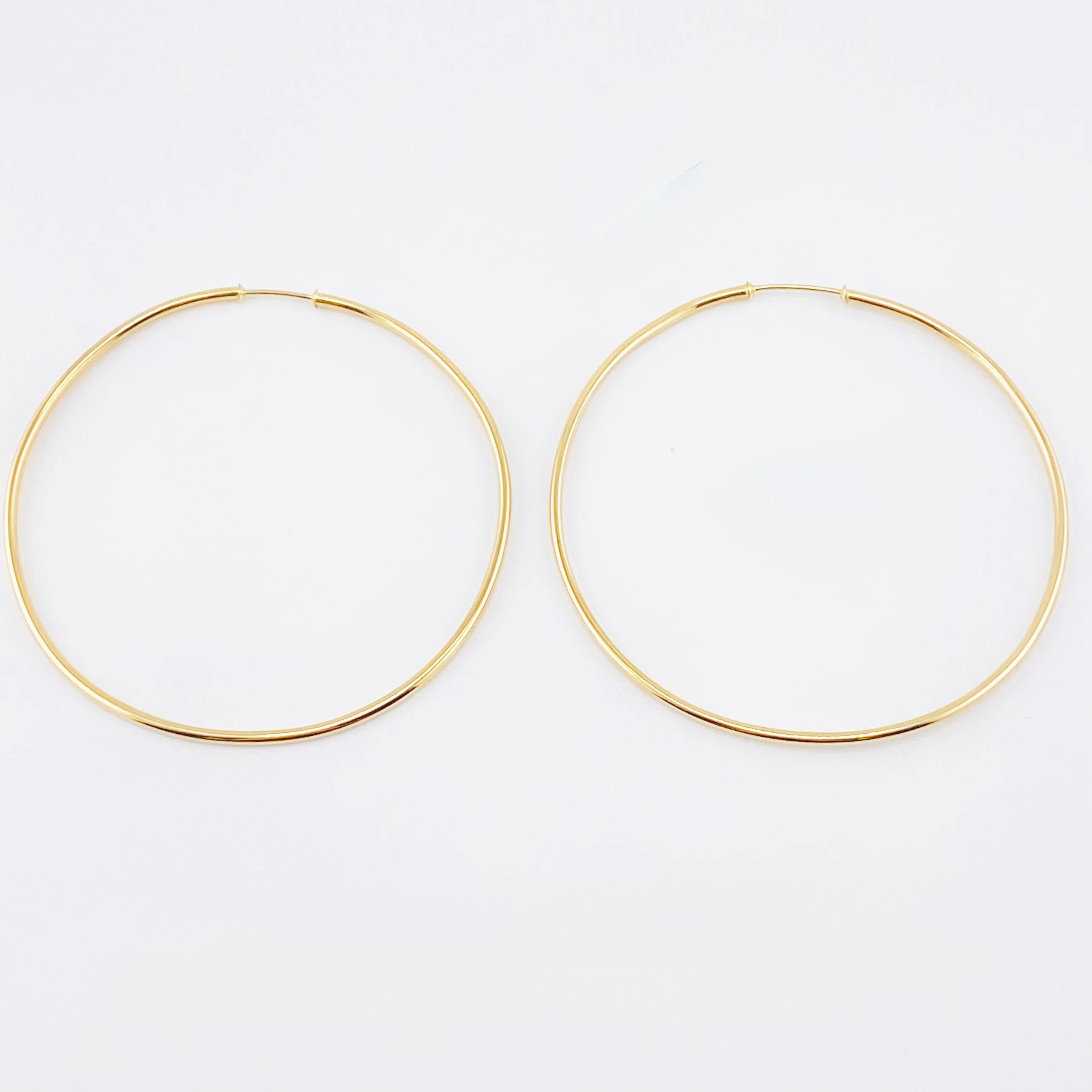 Candongas Caponeras 5.25gr / 2 1/2 in / Oro Amarillo 18K ©