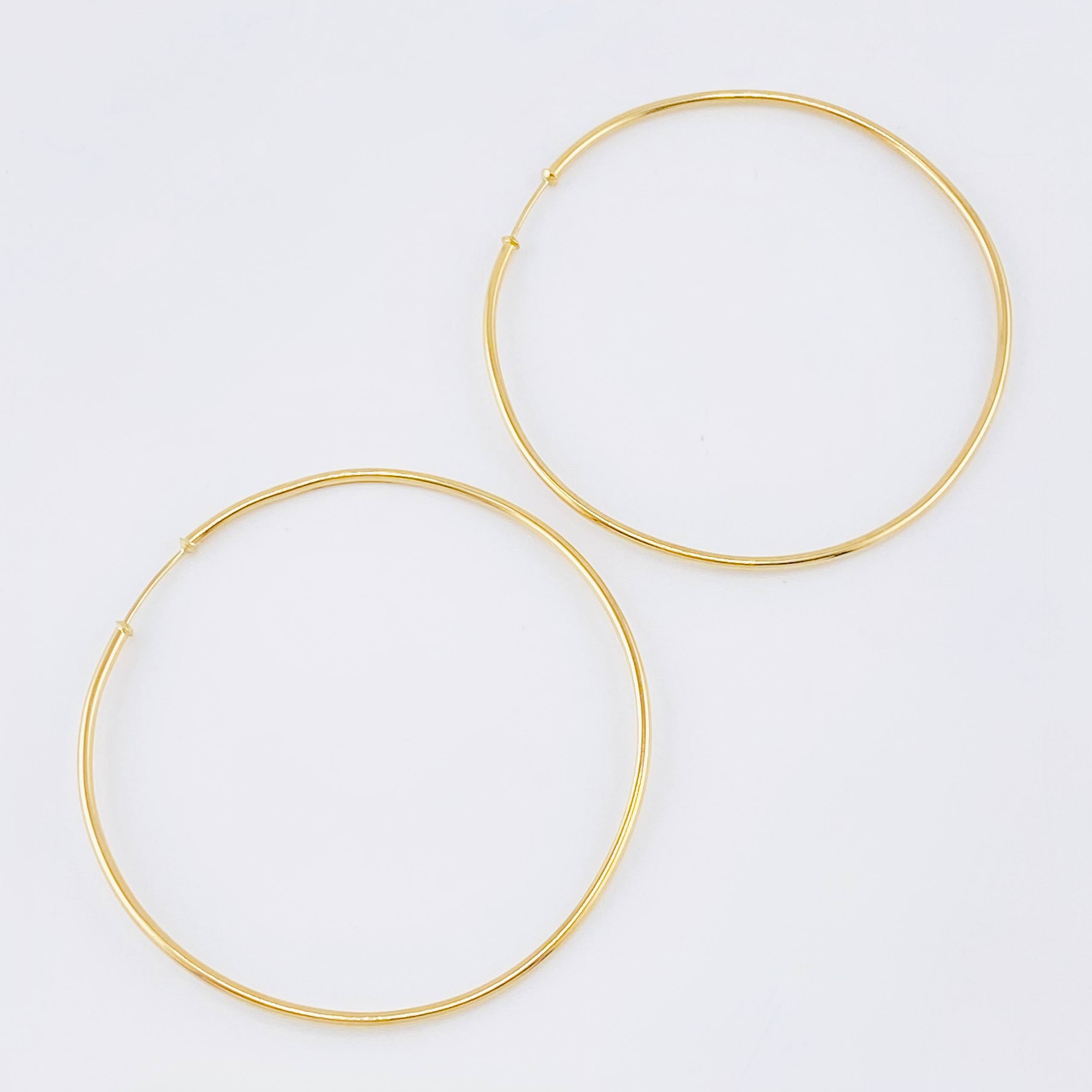 Candongas Caponeras 5.25gr / 2 1/2 in / Oro Amarillo 18K