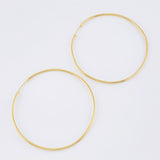 Candongas Caponeras 5.25gr / 2 1/2 in / Oro Amarillo 18K