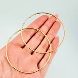 Candongas Caponeras 5.15gr / 2 1/2 in / Oro Amarillo 18K