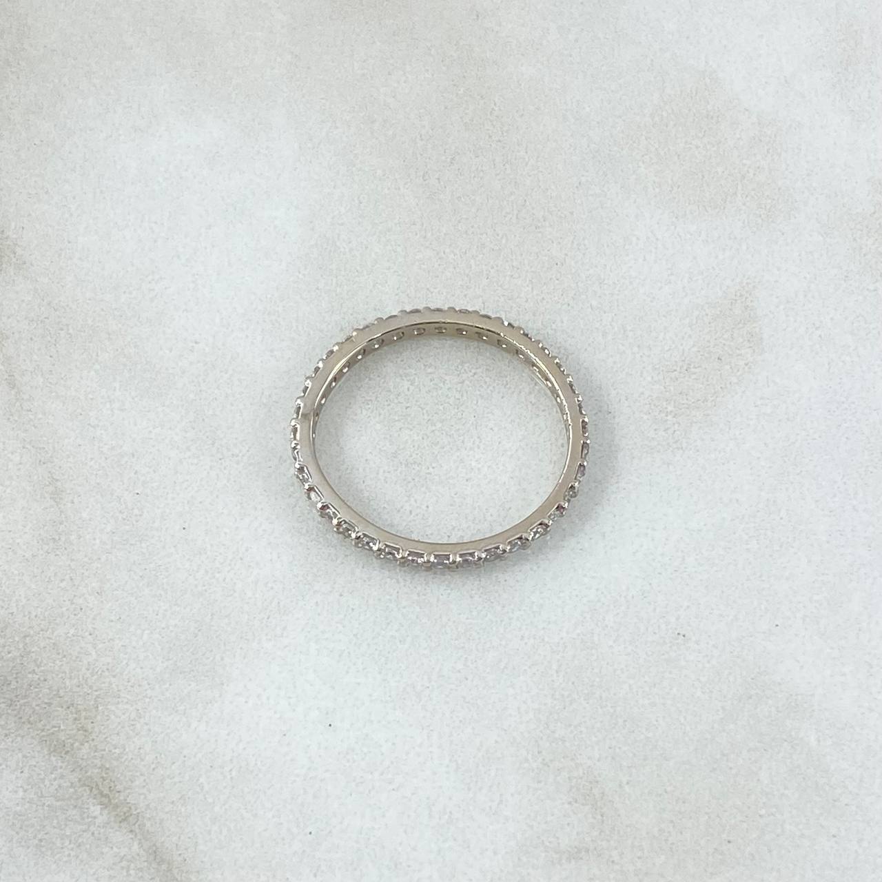 Petit Churumbela Ring 1.7gr / Size 7 / White Zircons 18K White Gold ©