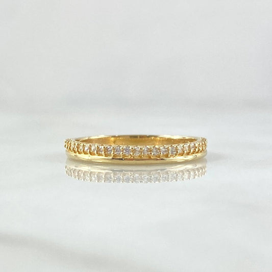 Anillo Churumbela Linea Parcial 2.75gr / T7 1/4 / Oro 18K