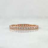 Petit Churumbela Ring 1.7gr / Size 7 1/4 / White Zircons 18K Rose Gold *
