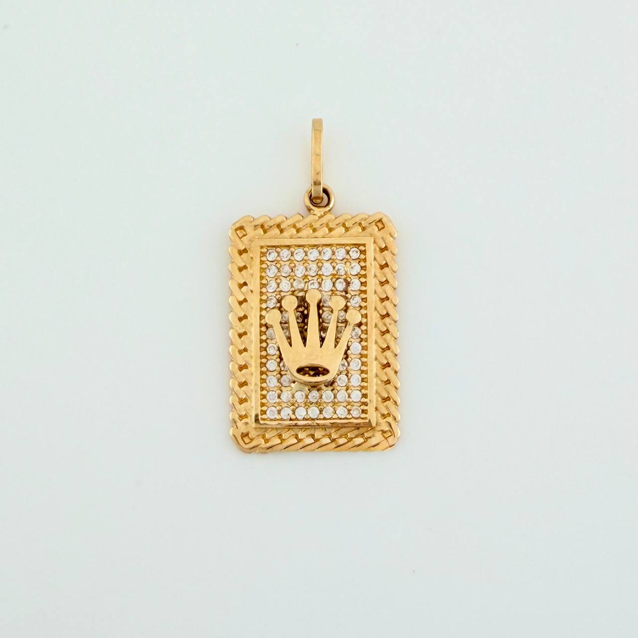 Dije Corona 3gr / 1 1/4 in / Oro Amarillo 18K &