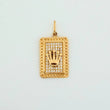 Dije Corona 3gr / 1 1/4 in / Oro Amarillo 18K &