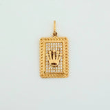 Dije Corona 3gr / 1 1/4 in / Oro Amarillo 18K &