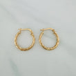 Candongas Mary 1.9 g / 3/4 in Oro Amarillo 18K