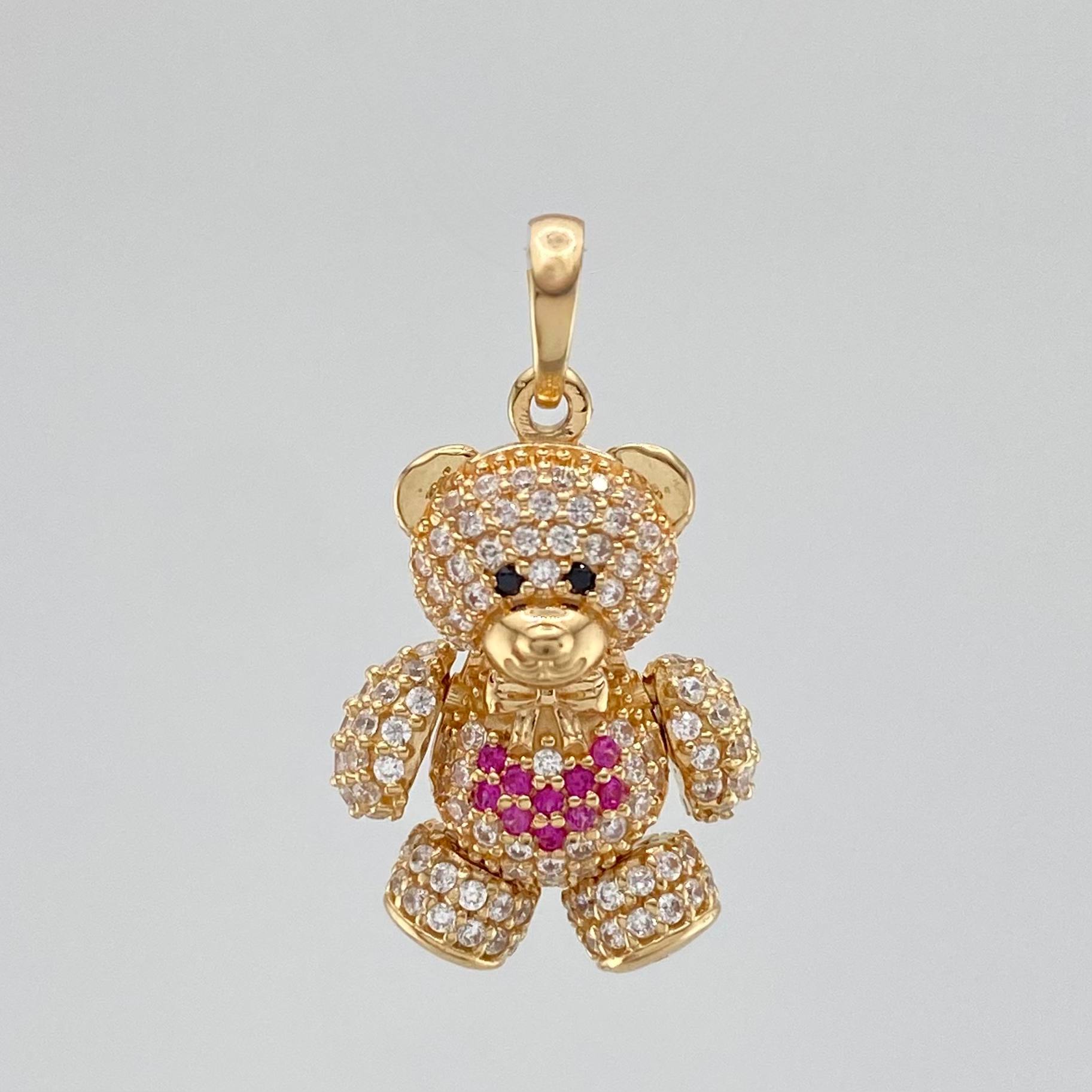 Dije Oso Articulado 4.45 g / 1 in Oro Amarillo 18K