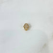 Charm Hamsa Hand 1gr / 0.9cm / White Zircons Yellow Gold ©