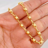 Rustic Bubble Chain 14.35g / 24 in / 4.38mm 18K Yellow Gold