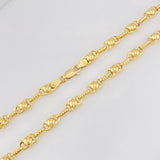 Rustic Bubble Chain 14.35g / 24 in / 4.38mm 18K Yellow Gold