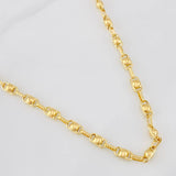 Rustic Bubble Chain 14.35g / 24 in / 4.38mm 18K Yellow Gold