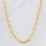 Rustic Bubble Chain 14.35g / 24 in / 4.38mm 18K Yellow Gold