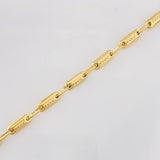 Pulso Rustico Cilindro 4.9g / 7 3/4 in / 3.77mm Oro Amarillo 18K