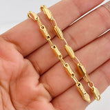 Pulso Rustico Tribal 4.85g / 7 3/4 in / 3.77mm Oro Amarillo 18K