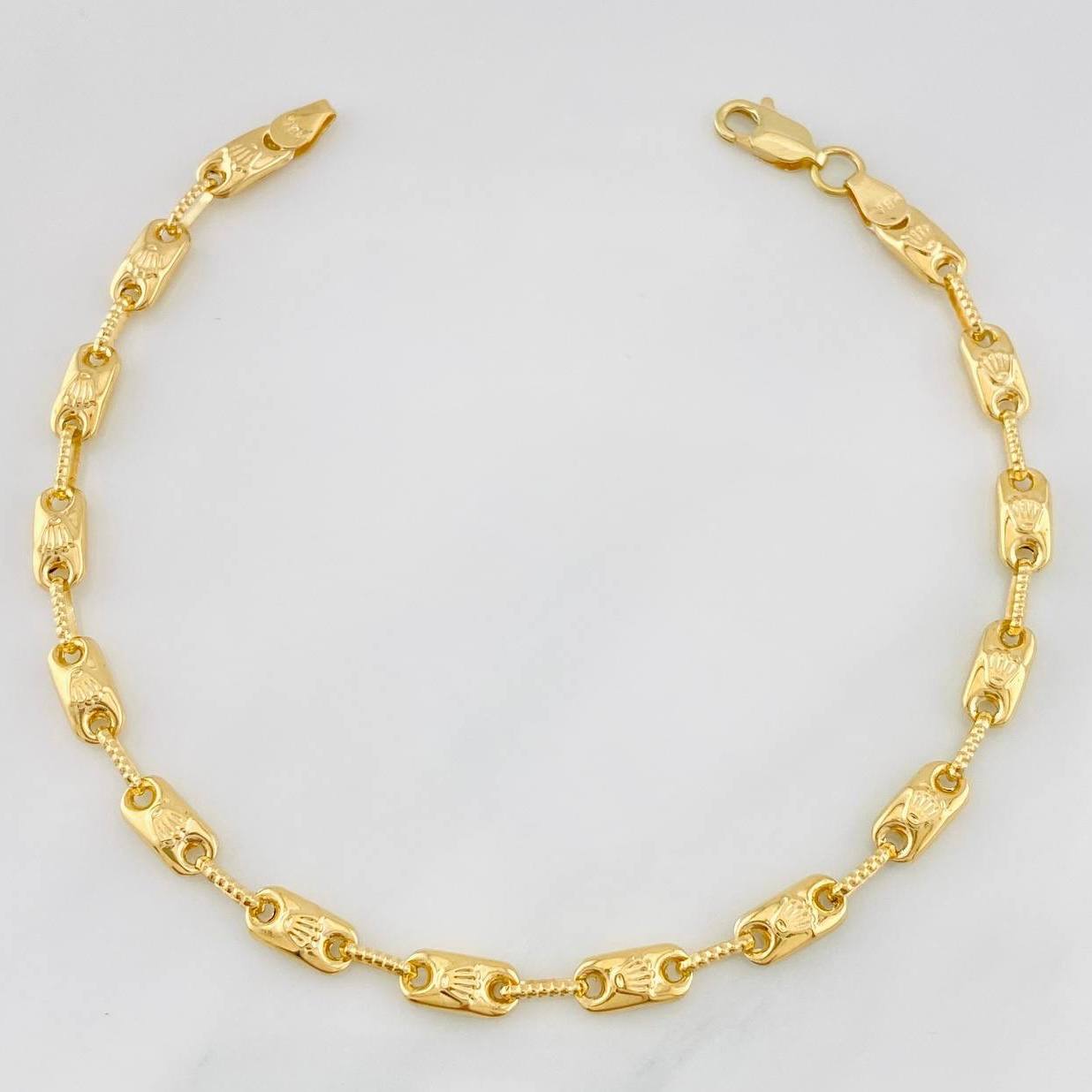 Pulso Rustico Corona 5g / 7 3/4 in / 4.22mm Oro Amarillo 18K