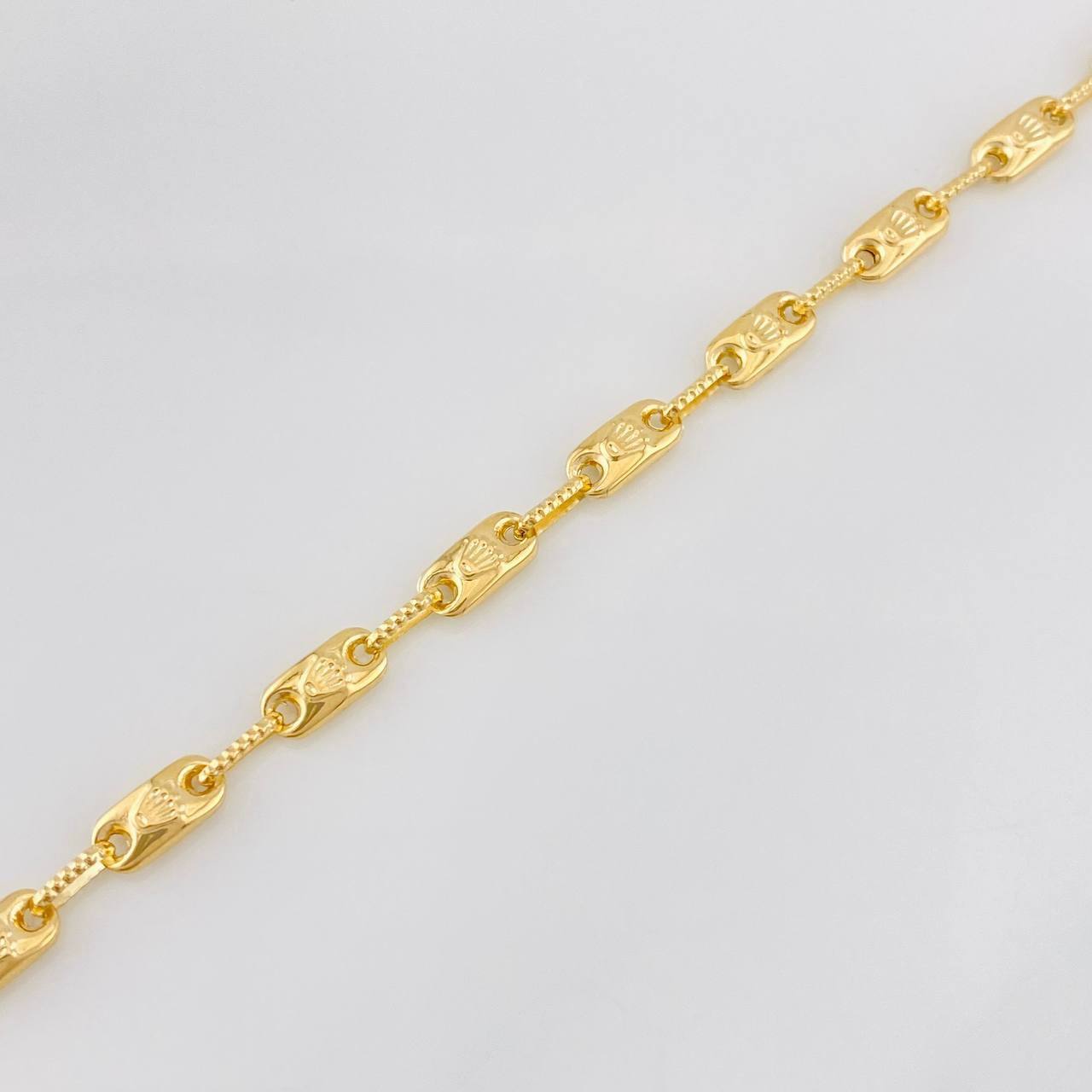 Pulso Rustico Corona 5g / 7 3/4 in / 4.22mm Oro Amarillo 18K
