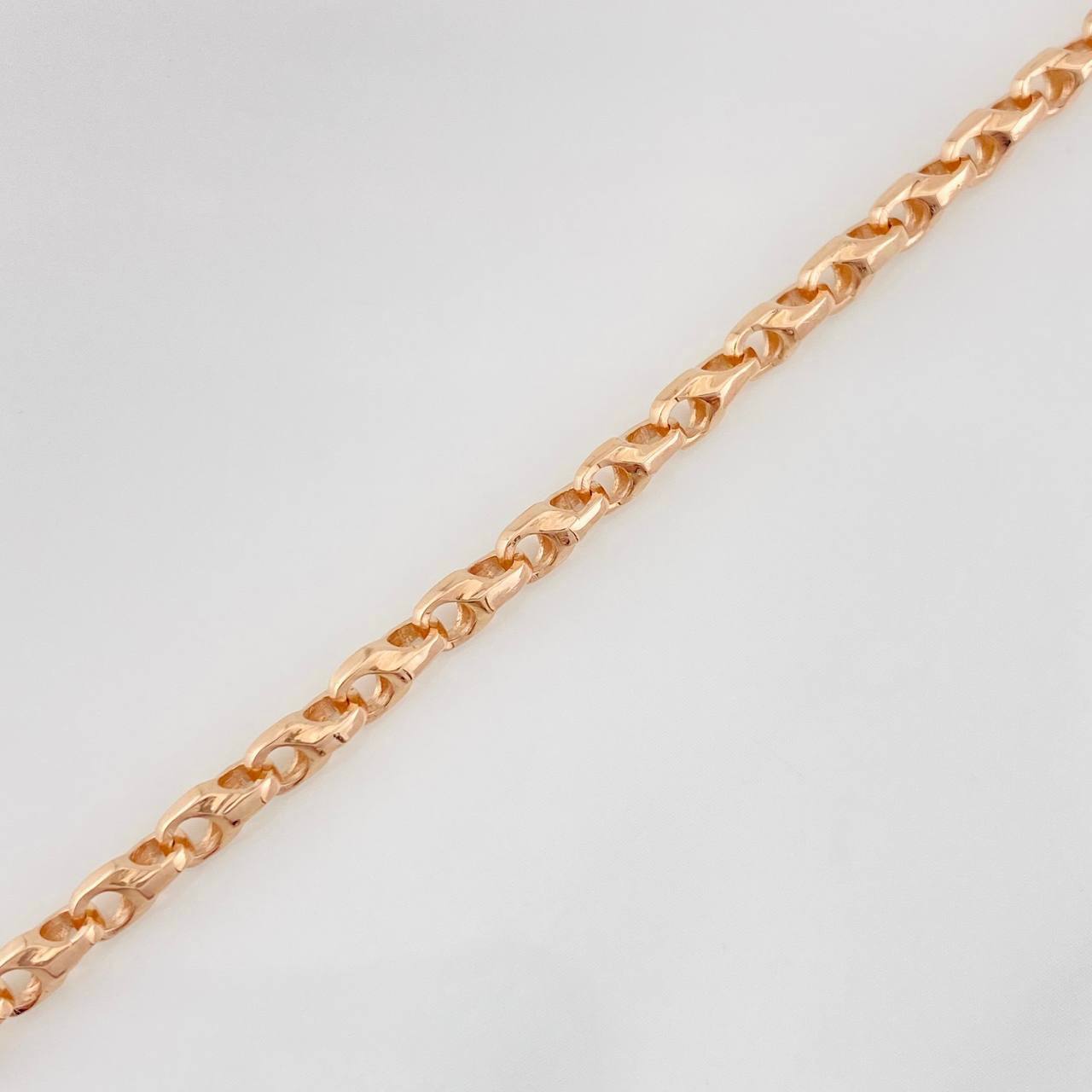 Tobillera Rustico Espiga 12.2g / 10 1/4 in / 3.33mm Oro Rosa 18K