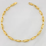 Pulso Rustico Barril Rayado 5.35g / 8 3/4 in / 3.92mm Oro Amarillo 18K