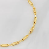 Pulso Rustico Barril Rayado 5.35g / 8 3/4 in / 3.92mm Oro Amarillo 18K