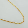 Figaro Chain Diamond Cut 1.15 g / 17 3/4 in / 0.85 mm 18K Yellow Gold