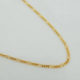 Figaro Chain Diamond Cut 1.15 g / 17 3/4 in / 0.85 mm 18K Yellow Gold