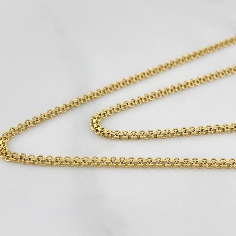 Bismark Chain 5.5 g / 23 1/2 in / 1.96 mm 18K Yellow Gold