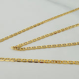 Flat Mariner Chain 1.35 g / 19 3/4 in / 1.43 mm Yellow Gold 18K
