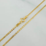 Flat Mariner Chain 1.35 g / 19 3/4 in / 1.43 mm Yellow Gold 18K