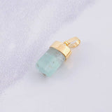 Pendant Rough Emerald 1.5g / 3/4 in Yellow Gold 18K