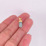 Dije Morralla Esmeralda 0.8g / 3/4 in Oro Amarillo 18K