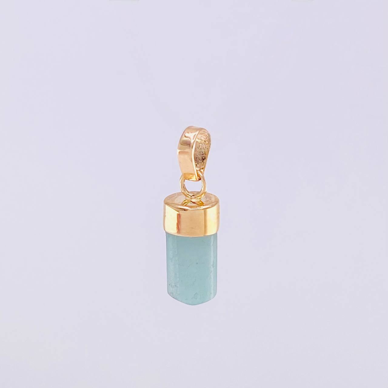 Dije Morralla Esmeralda 0.8g / 3/4 in Oro Amarillo 18K