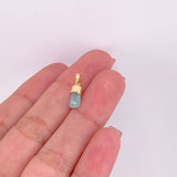 Pendant Rough Emerald 0.6g / 3/4 in Yellow Gold 18K
