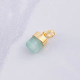 Pendant Rough Emerald 1.1g / 1/2 in 18K Yellow Gold