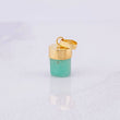 Pendant Rough Emerald 1.25g / 3/4 in 18K Yellow Gold