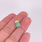 Pendant Rough Emerald 1.25g / 3/4 in 18K Yellow Gold