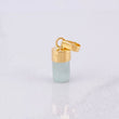 Pendant Rough Emerald 0.8g / 3/4 in 18K Yellow Gold