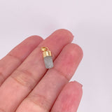 Pendant Rough Emerald 0.8g / 3/4 in 18K Yellow Gold