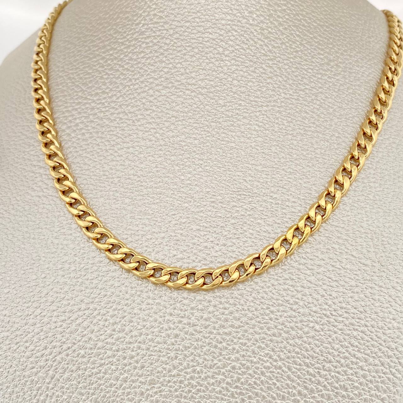 Cadena Cubana 7gr / 27 3/4 in / Oro Amarillo +1 18K +