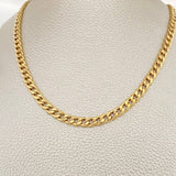 Cadena Cubana 7gr / 27 3/4 in / Oro Amarillo +1 18K +