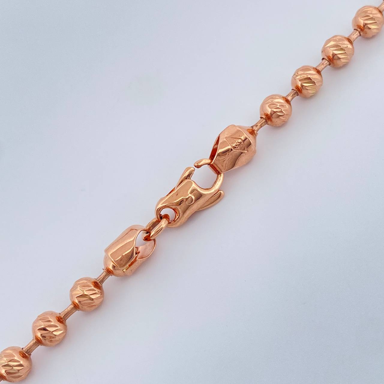 Cadena Militar 26.15gr / 29 1/4 in / Oro Rosa +3 18K +