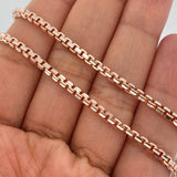 Cadena Veneciana 20.45gr / 27 3/4 in / Dos Oros Blanco Rosa +3 18K +
