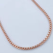 Cadena Veneciana 20.45gr / 27 3/4 in / Dos Oros Blanco Rosa +3 18K +