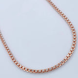 Cadena Veneciana 20.45gr / 27 3/4 in / Dos Oros Blanco Rosa +3 18K +