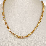 Franco Chain 18.9gr / 25 3/4 in / Two Tone Yellow White 18K +