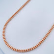 Ice Chain 28.1gr / 27.5in / Two Tone White Rose 18K +4 +
