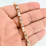 Rustic Rocket Barrel Bracelet 17.5gr / 8 in / 5.55mm Yellow Gold 18K $